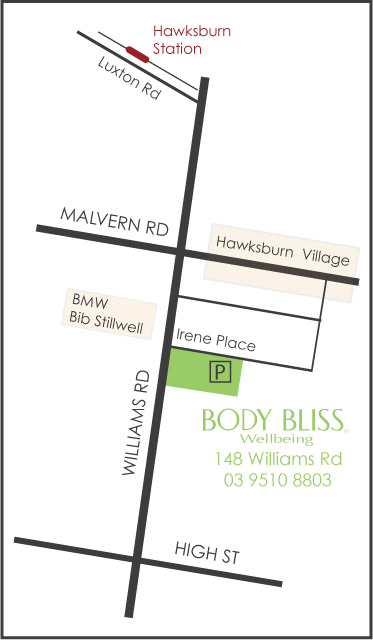 body bliss yoga & pilates directions